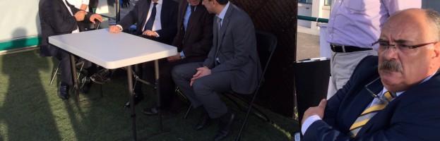 Visita dell’ambasciatore italiano e del ministro del commercio algerino alla fiera Batimatec