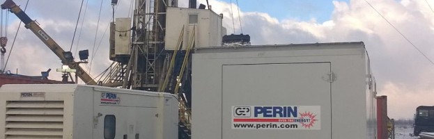 Settore petrolifero: generatori di PERINGENERATORS in una stazione di trivellazione