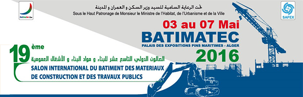 03-07 May 2016: PERINGENERATORS will partecipate at BATIMATEC (Algiers, Algeria)