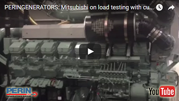 PERINGENERATORS video: load testing of Mitsubishi engines
