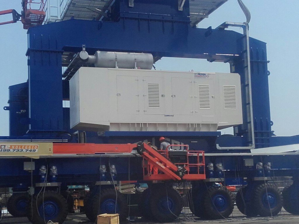 New PERINGENERATORS power plant of 1.500 kW - Cummins engine 