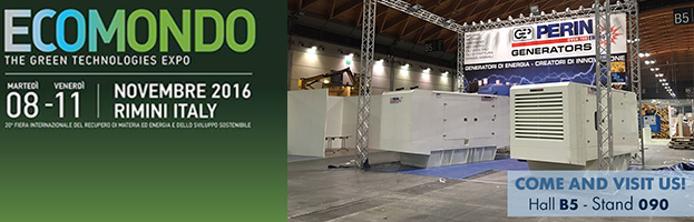 LIVE: PERINGENERATORS at ECOMONDO 2016 (Rimini, Italy)