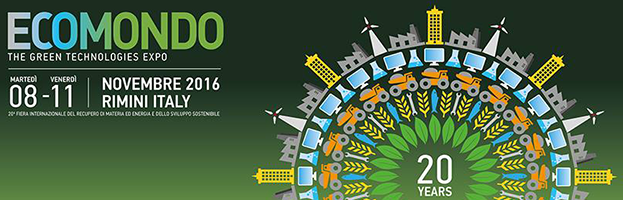 8-10 November 2016: PERINGENERATORS exhibits at ECOMONDO (Rimini, Italy)