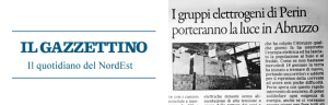 Il Gazzettino: PERINGENERATORS porterà luce in Abruzzo