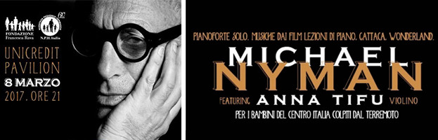 8th of March: PERINGENERATORS official sponsor of the Charity Concert of the pianist Michael Nyman