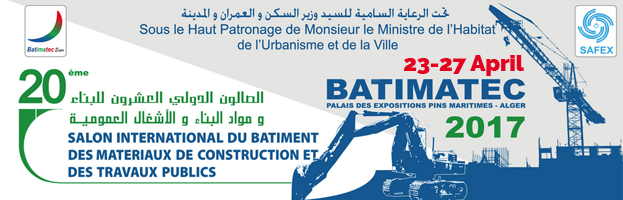23-27 aprile: PERINGENERATORS alla fiera BATIMATEC 2017 (Algeri, Algeria)
