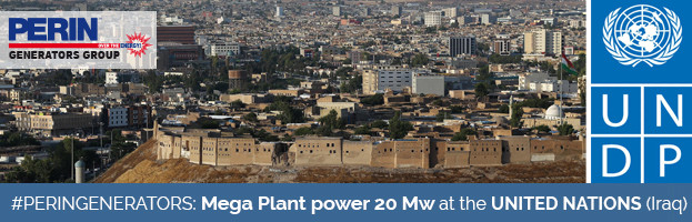 PERINGENERATORS: Mega impianto 20 Mw presso le NAZIONI UNITE (Iraq)