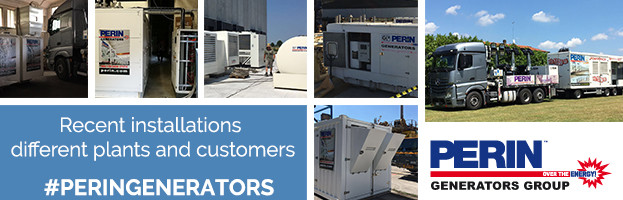 PERINGENERATORS: recent installations different plants and customers