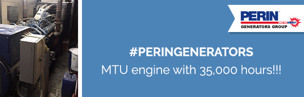 PERINGENERATORS with MTU engines: excellent quality even after 35,000 hours !!